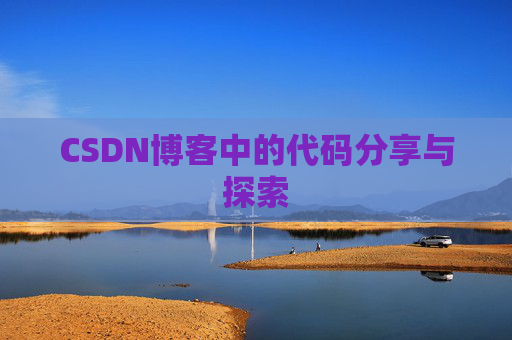 CSDN博客中的代码分享与探索
